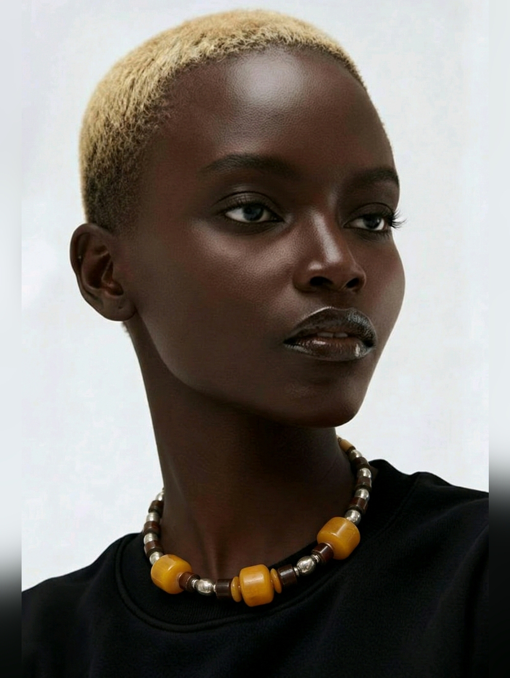 African Butterscotch Amber Statement Necklace